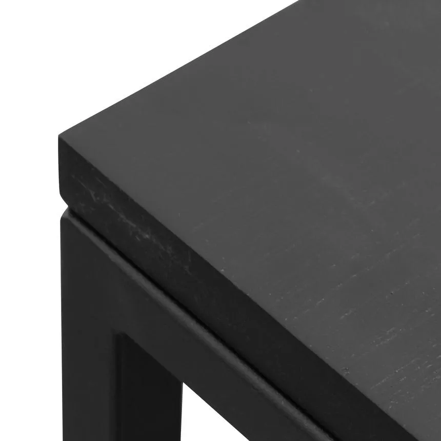 1.6m Console Table - Full Black