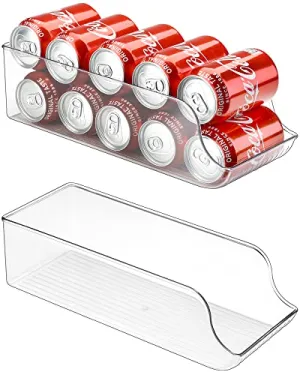 (2 Pack) Can Drink Dispenser Organizer for Refrigerator | Puricon