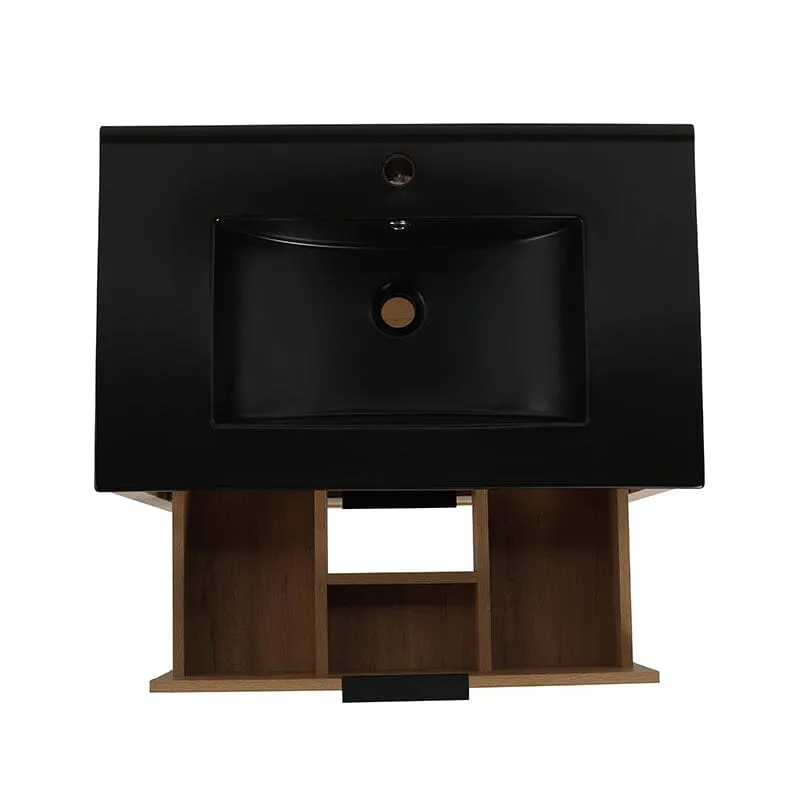 30-inch Freestanding Plywood Bathroom Vanity With Tops and 2 Drawers