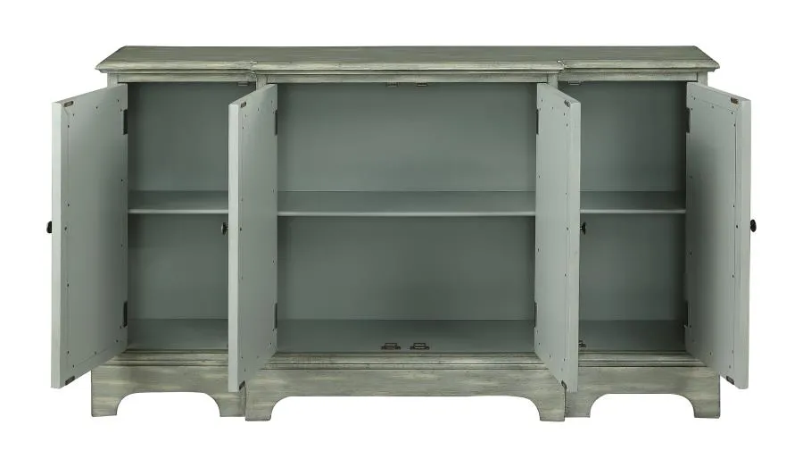 4-door Accent Cabinet Grey