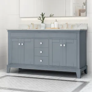 60" Wood Bathroom Vanity (Counter Top Not Included) - NH448703