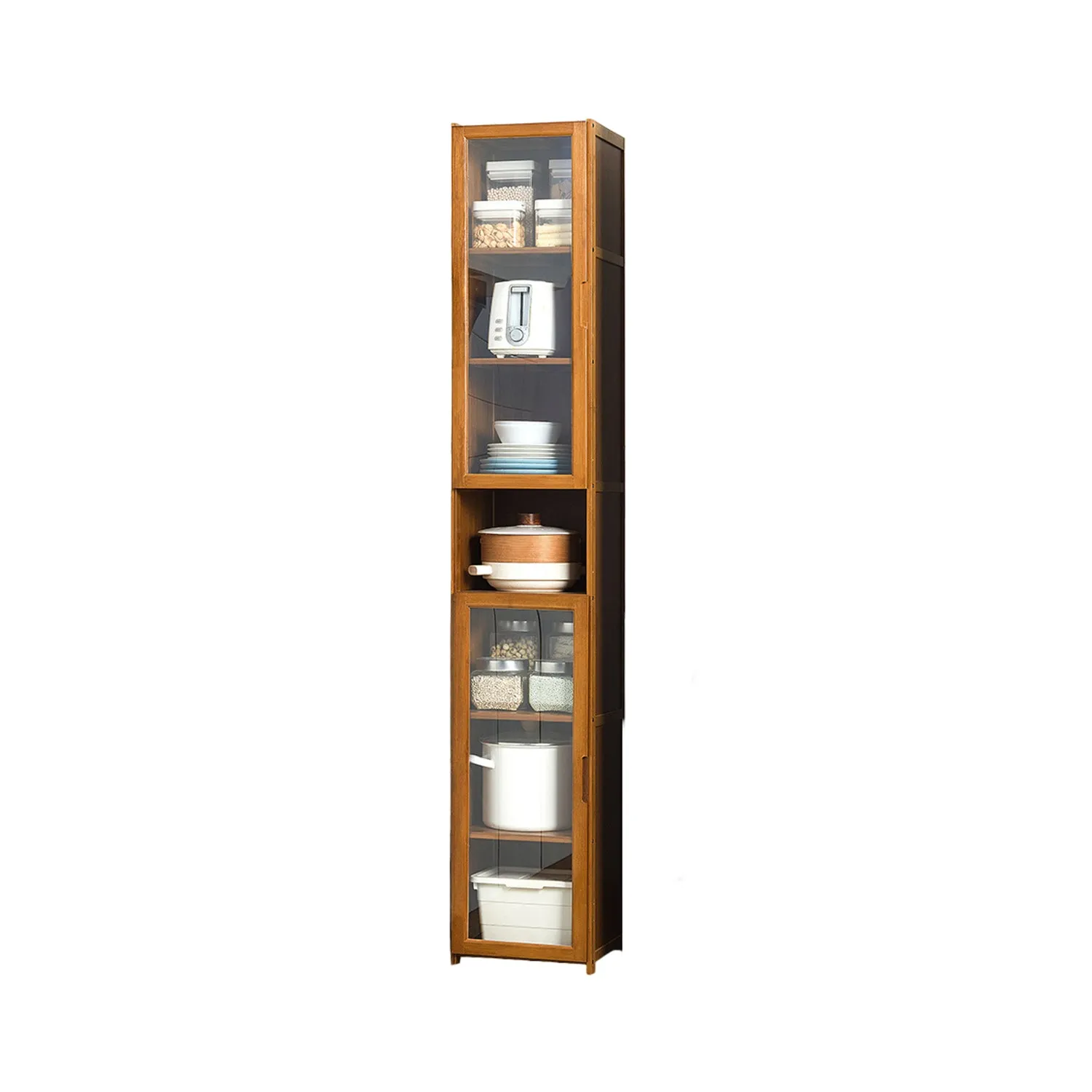 7 Tier Bamboo FreeStanding Multifunctional Cabinet Rack