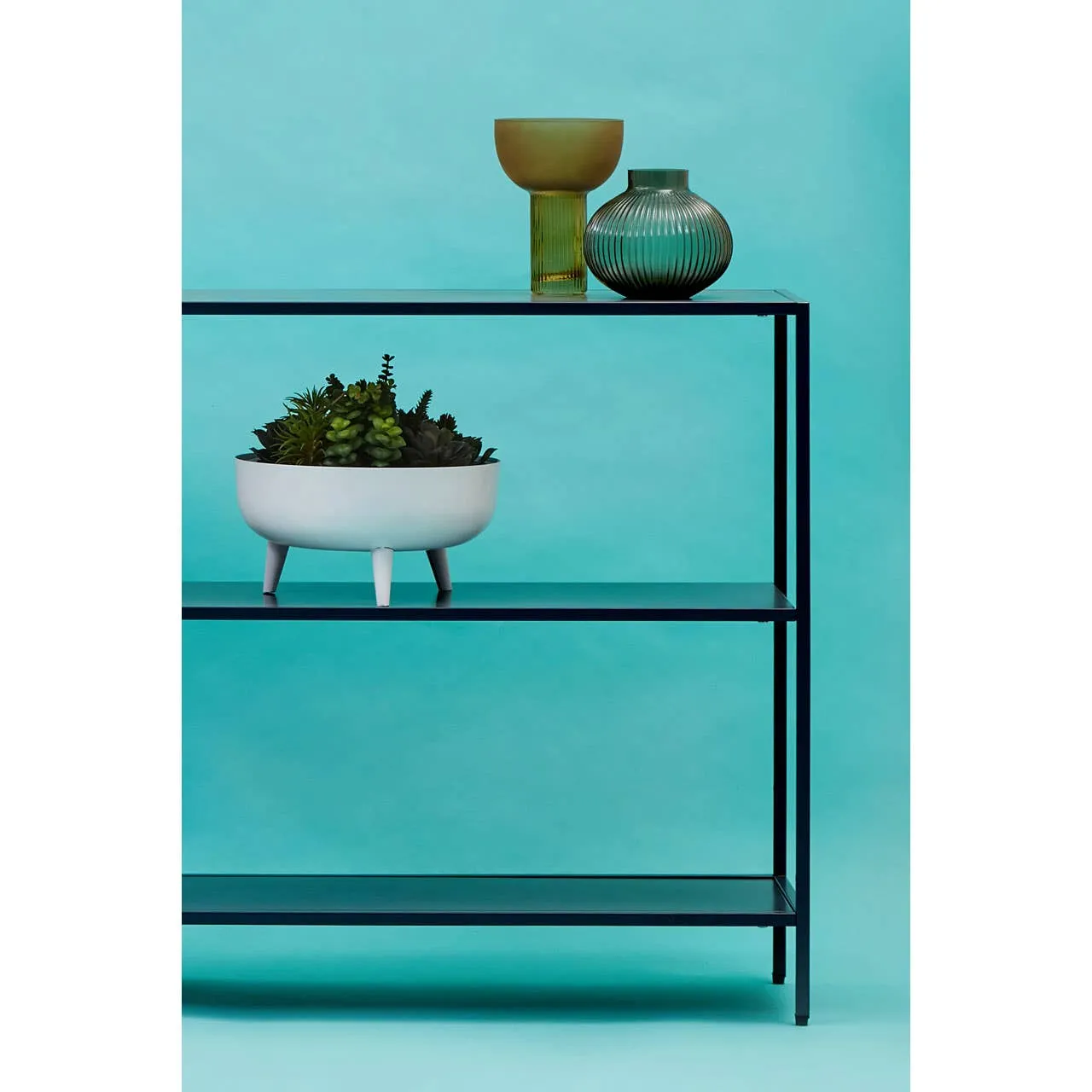 Acero Black Console Table