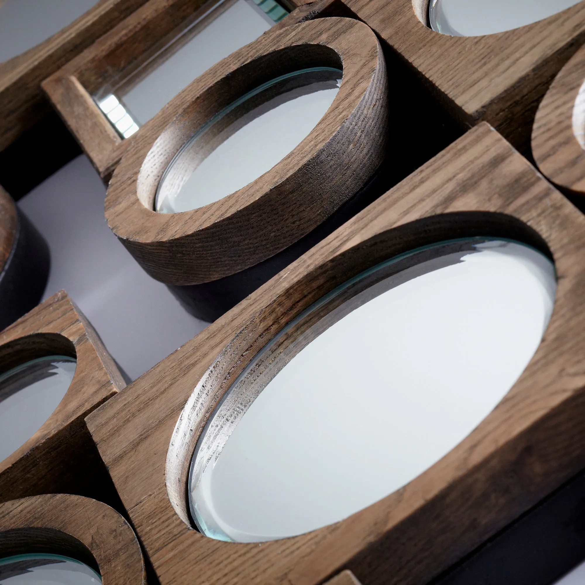 Aldo Mirror | Walnut by Cyan