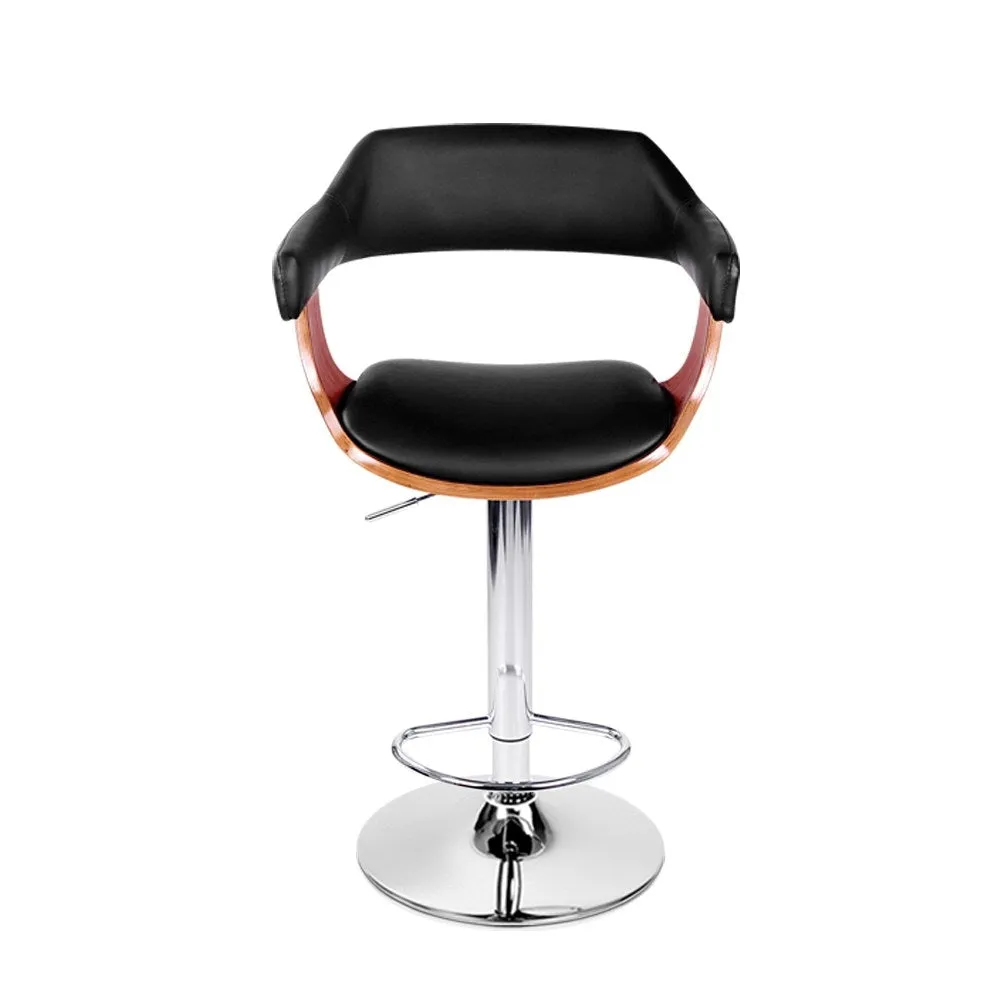 Artiss Wooden Bar Stool - Black