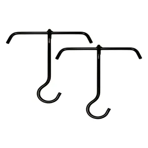 Bayou Classic Powder Coated Lift Hooks for Jambalaya Cooking Pot, Black (2 Pack)