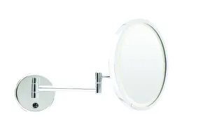 Brot Intemporel Wall Mount 2 Arm Swing Mirror  9.5" Dia.