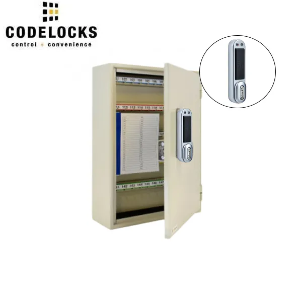 CodeLocks - Key Secure Hook Key Cabinet w/ KL1000 - RFID - Keyless Access - Private & Public Function - Master & User - Optional Storage