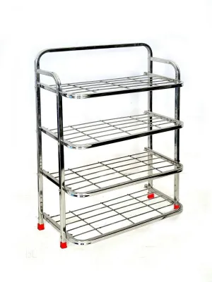 Corporate Overseas Steel Shoe Rack/Multipurpose Heavy Metal Designer Show Stand/Wardrobe, Storage Racks