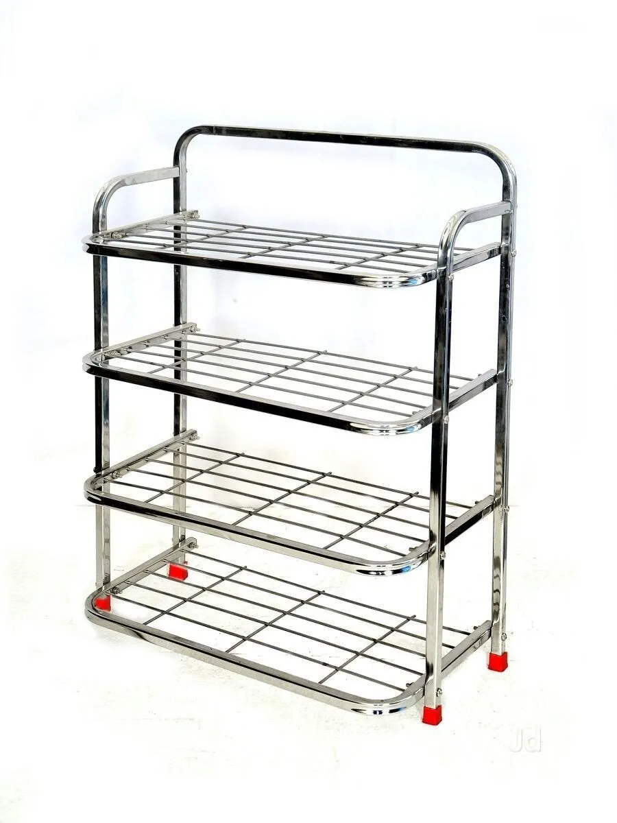 Corporate Overseas Steel Shoe Rack/Multipurpose Heavy Metal Designer Show Stand/Wardrobe, Storage Racks