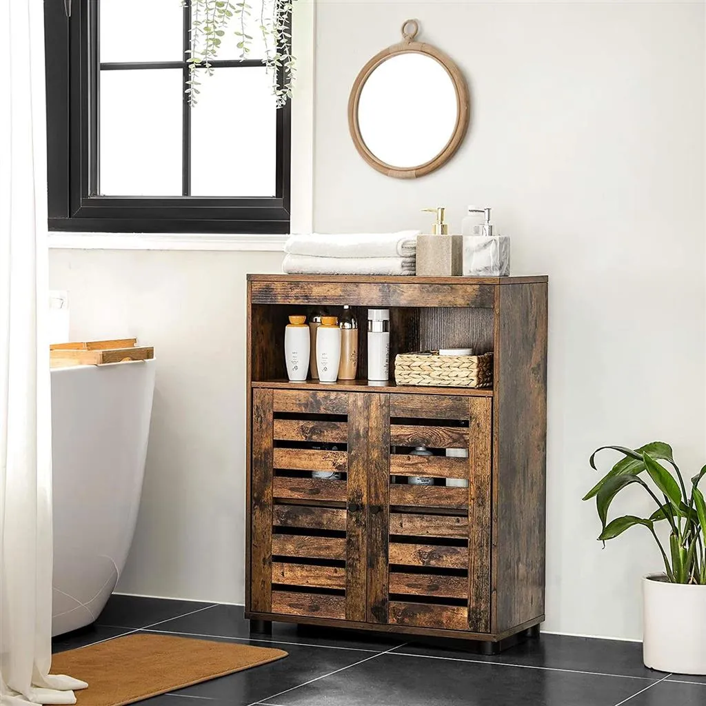 Cupboard with Louvered Doors