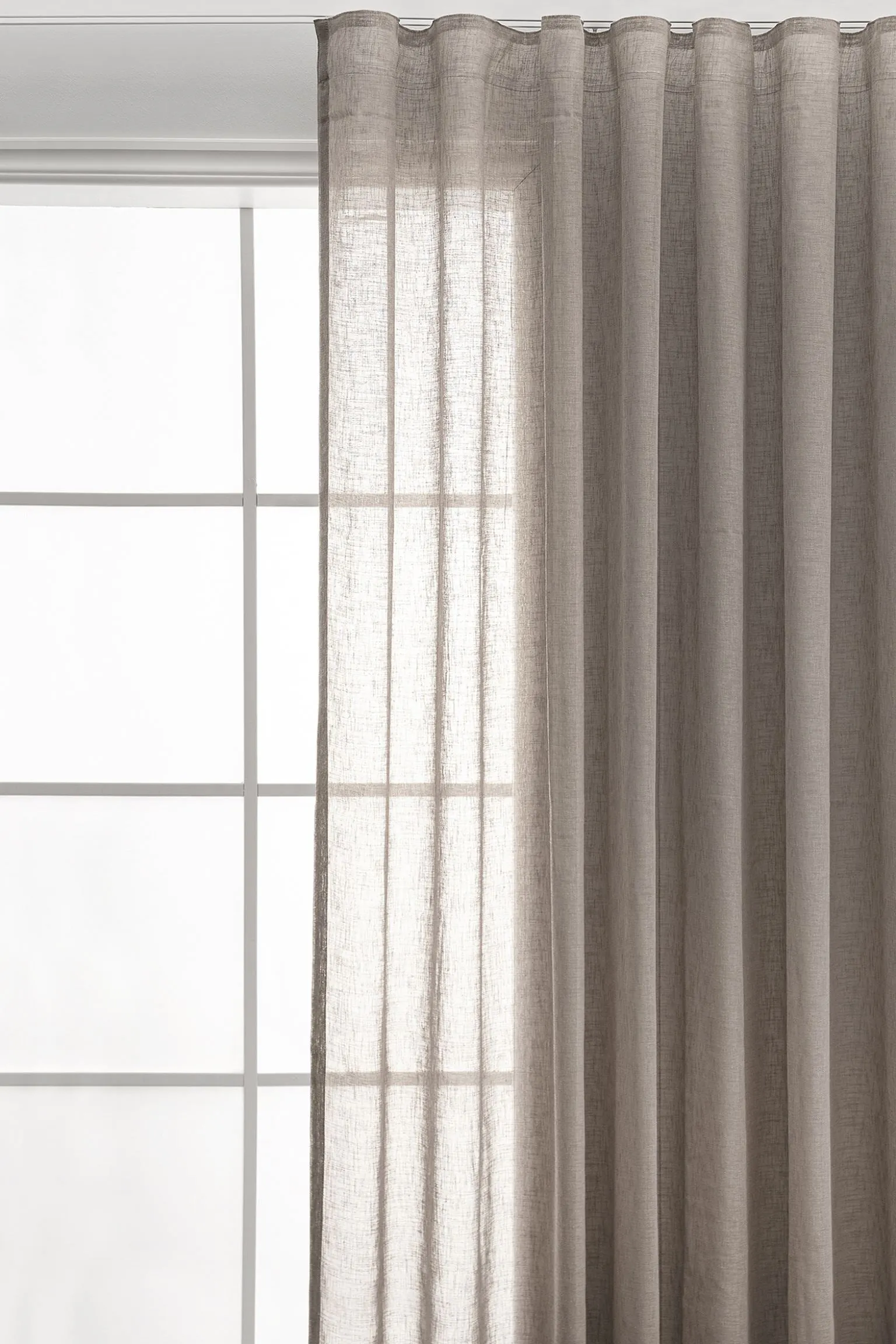 Curtain set Hasta Malva Hotel, gray-beige