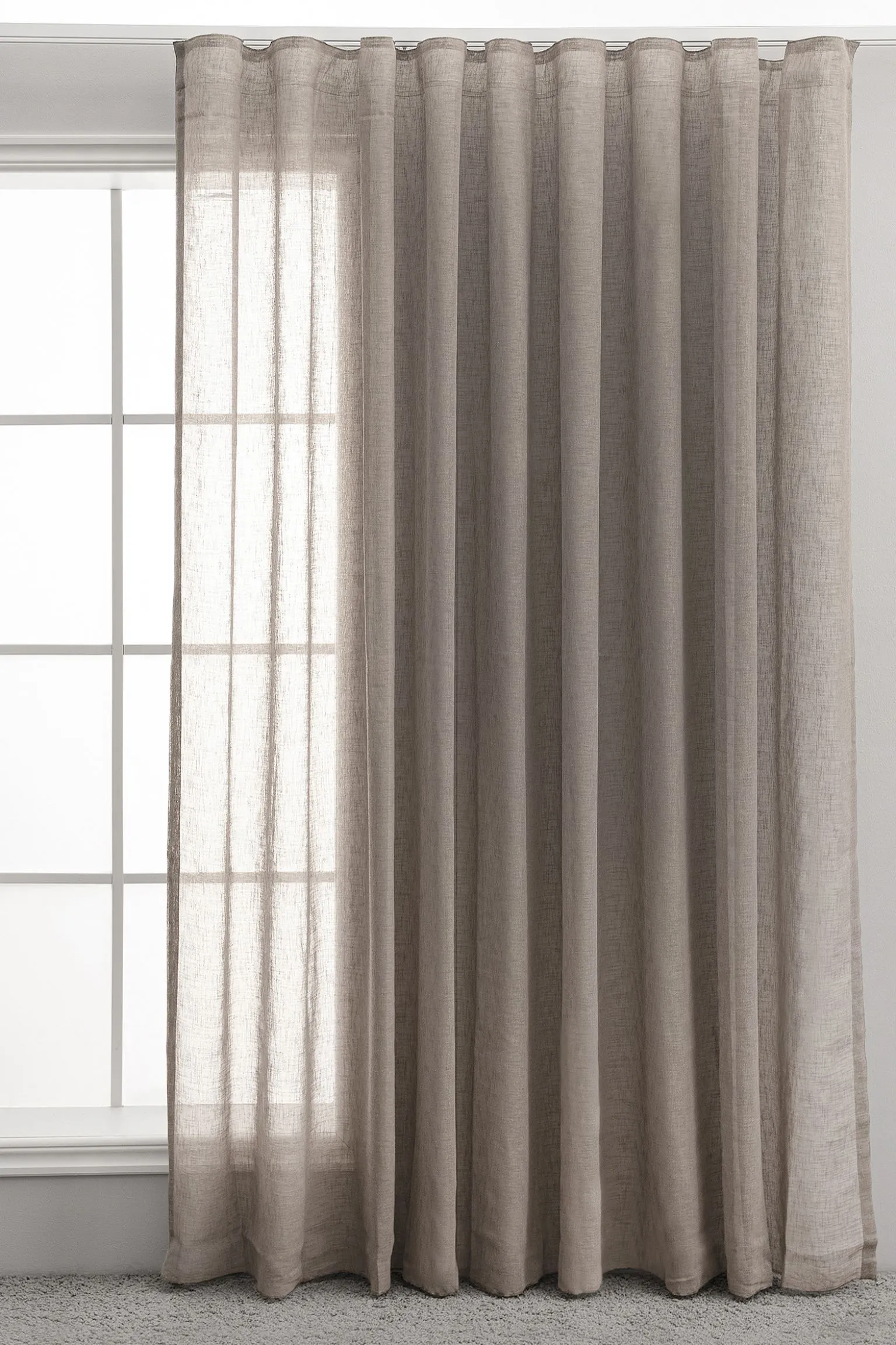 Curtain set Hasta Malva Hotel, gray-beige