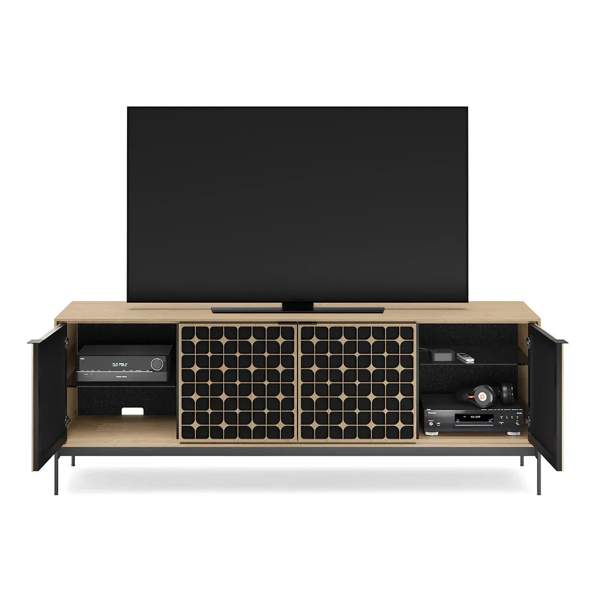 Elements 8709 Constellation Media Cabinet with Console Base