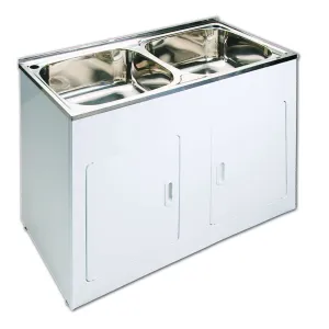 Evia Laundry Tub Smart Double Bowl