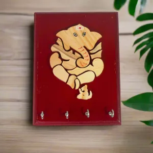 Ganesha Key Holder for Living Room Wall Decor