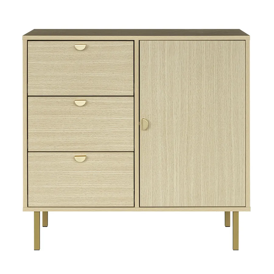 Georgine 1 Door 3 Drawer Buffet