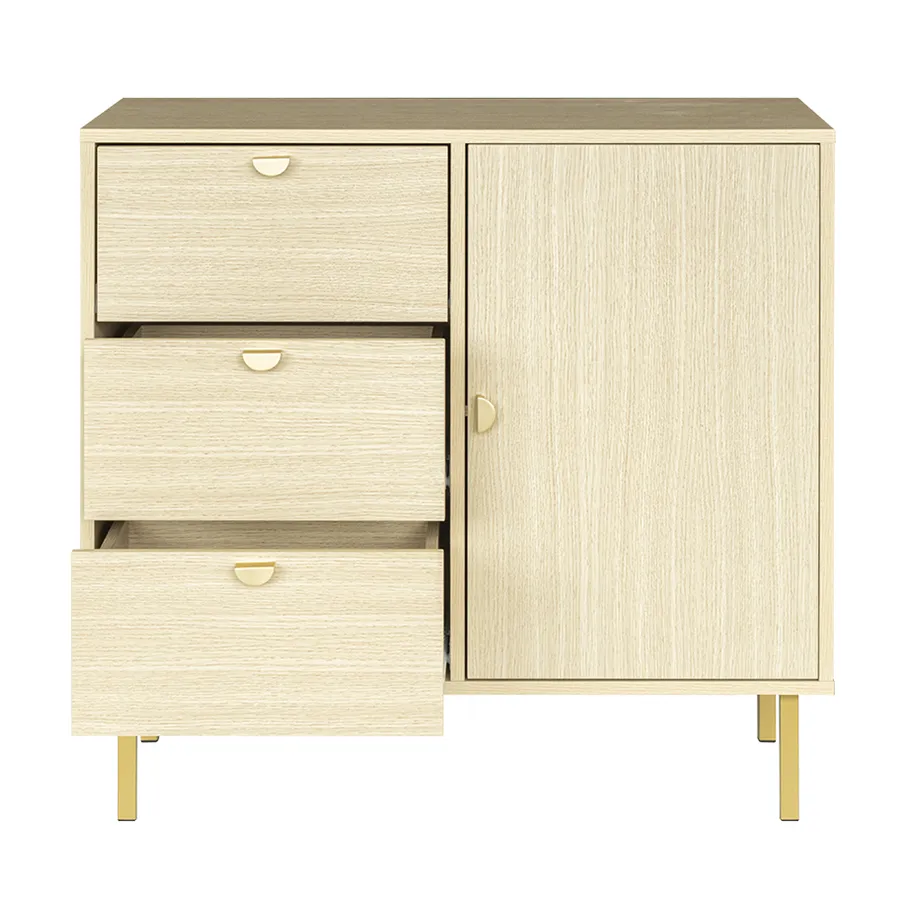 Georgine 1 Door 3 Drawer Buffet