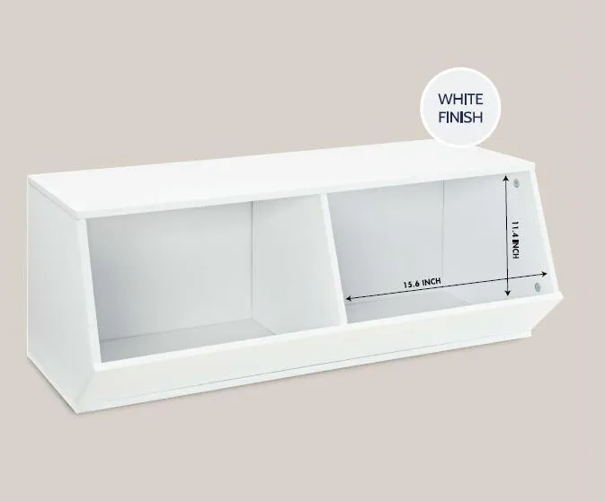 Horizontal 2 Section Storage Cabinet