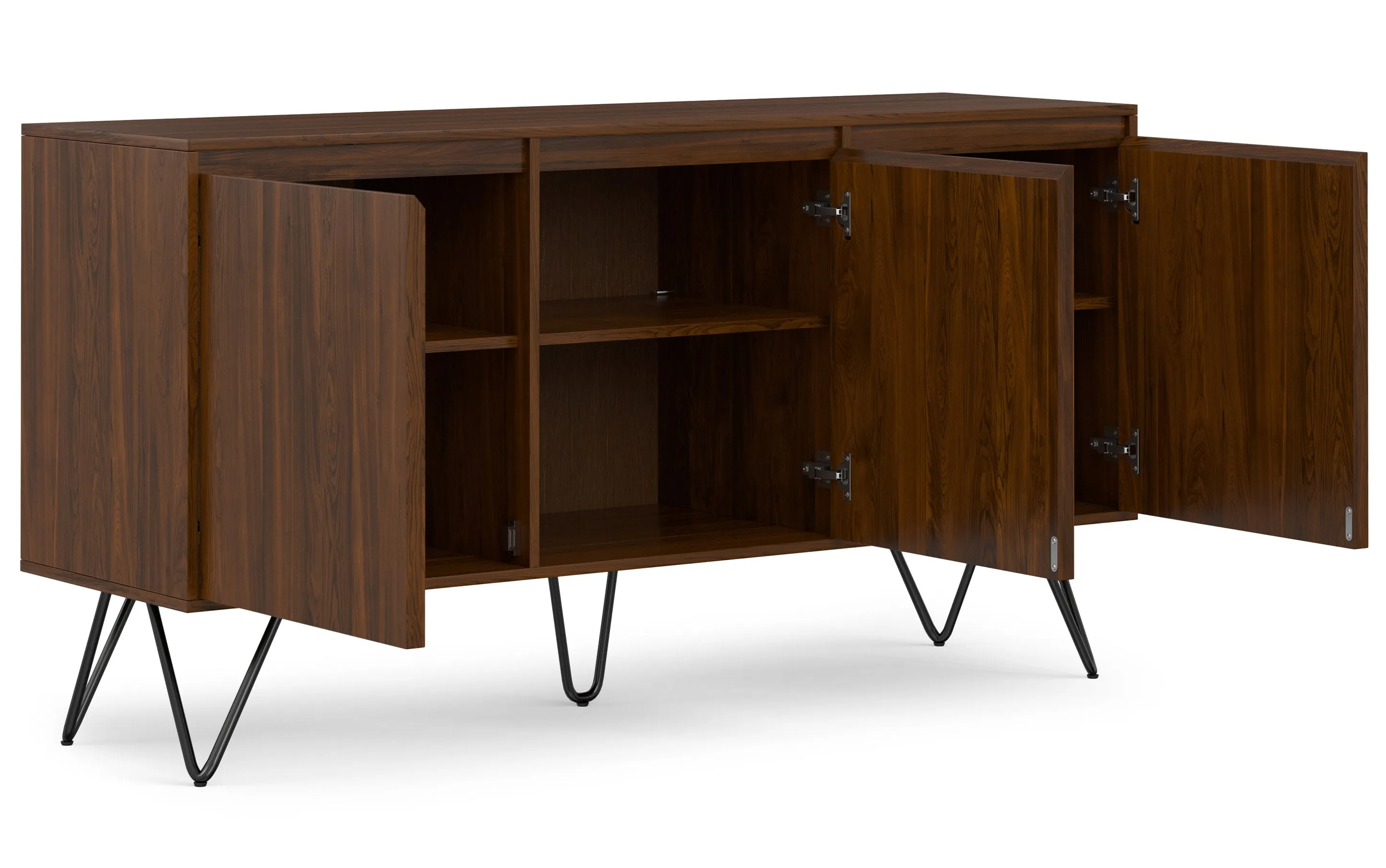 Hunter 3 Door Sideboard Buffet in Walnut