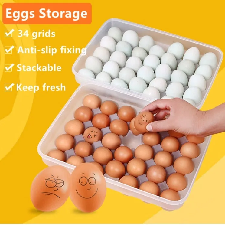 Japanese-Style Plastic Duck Egg Storage Box