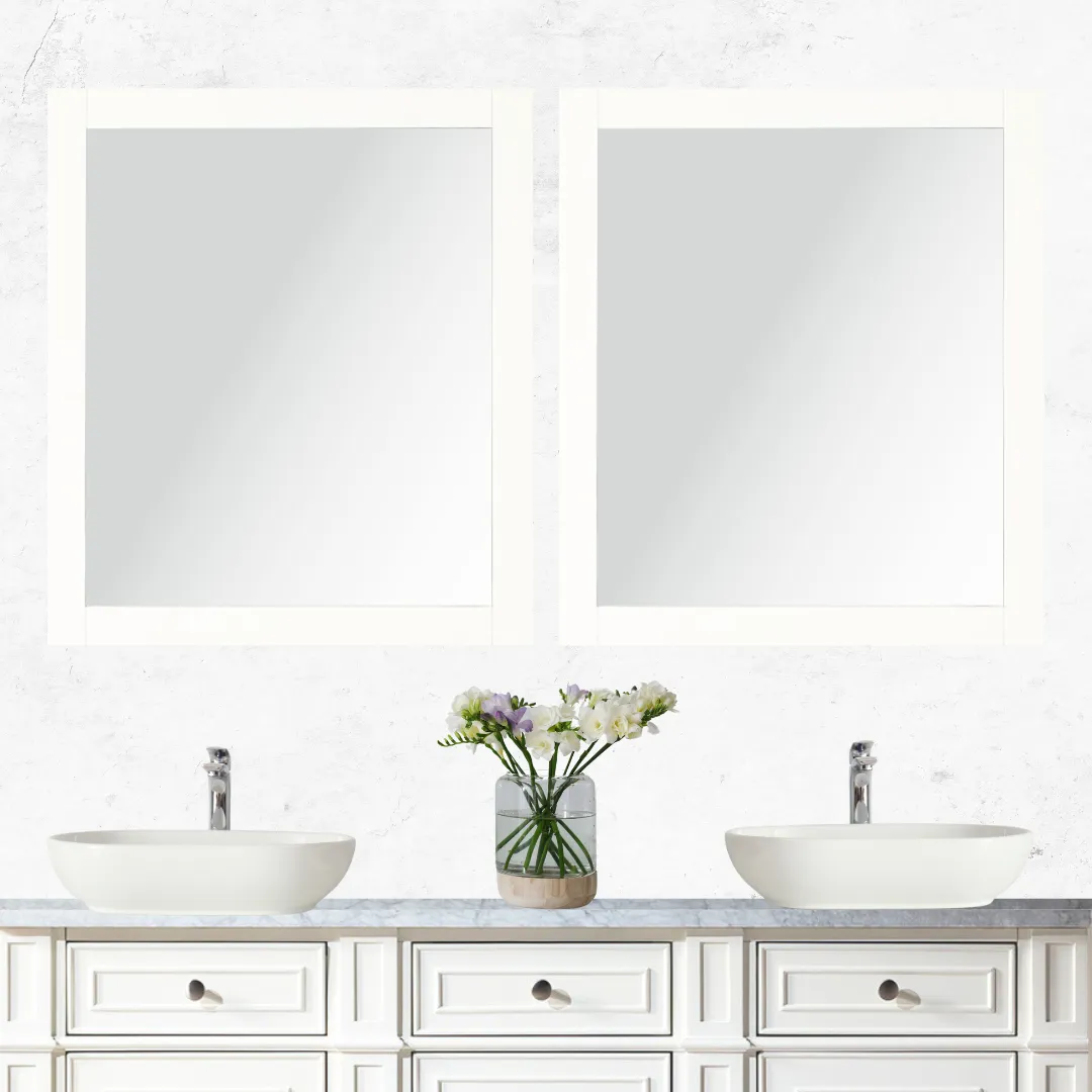 Julie Vanity Mirror Set, 28" x 32" - 2 Pack