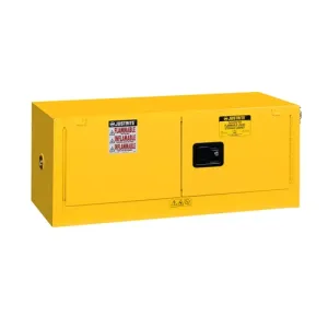 Justrite 891300 18"x43"x18" Piggyback Sure-Grip EX Safety Cabinet