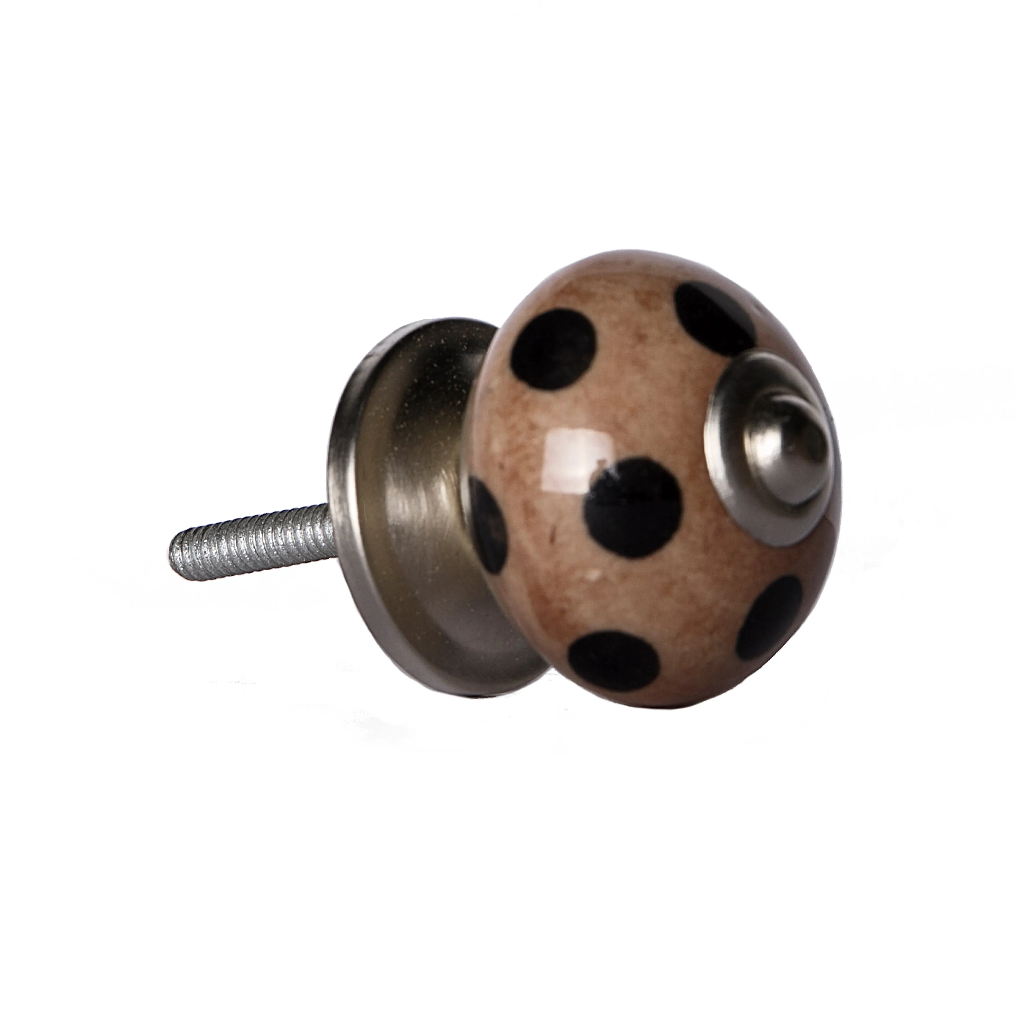 Knob-It Home Decor Classic Cabinet & Drawer Knobs-Brown/Black/Silver