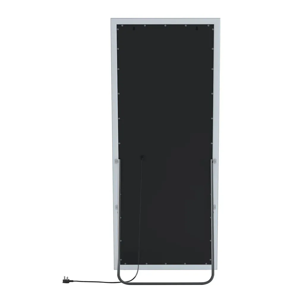 LUXE LED Full Length Rectangular Dressing Mirror with RGB Light and Stand