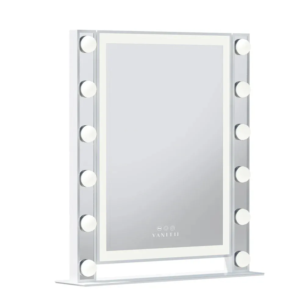 LUXE Scarlett LED Vanity Mirror with Dimmable Light Strip and 360° Free Rotation