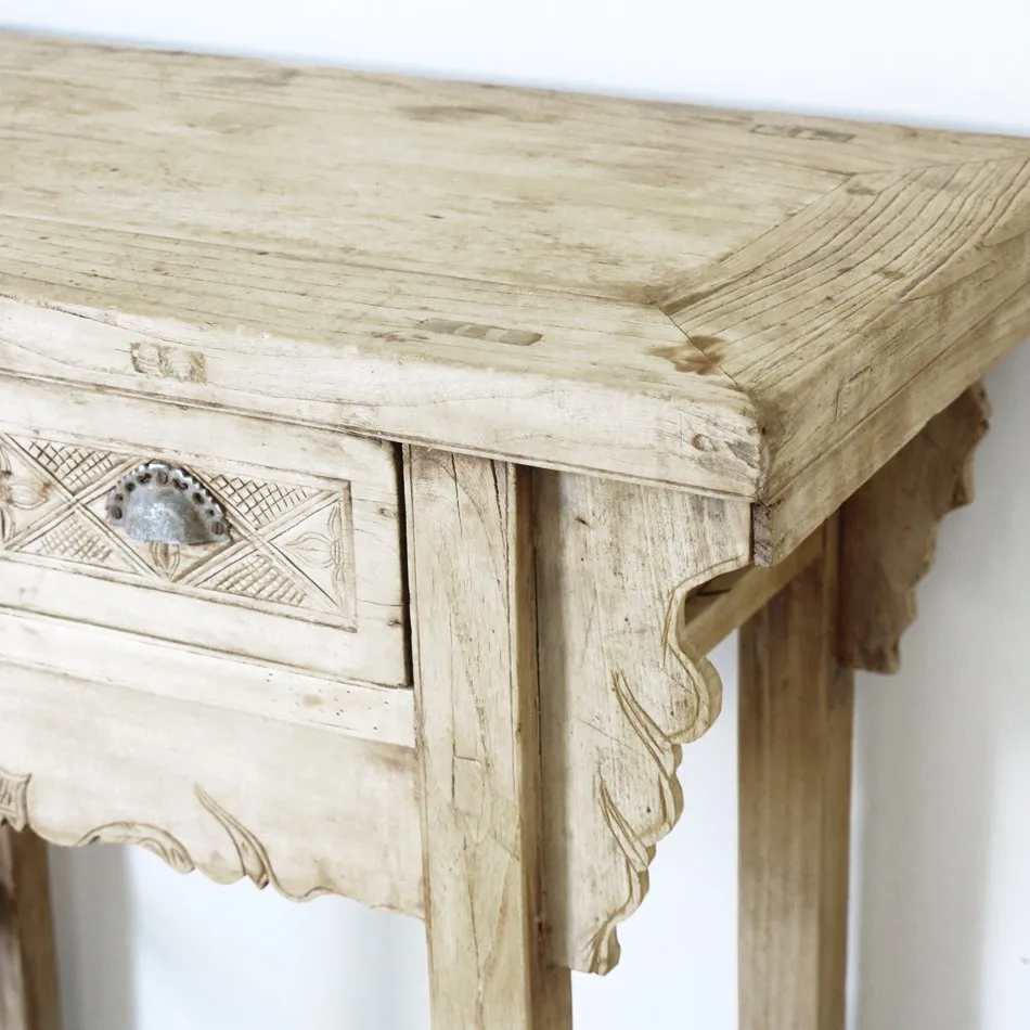 LYRA CARVED CONSOLE TABLE