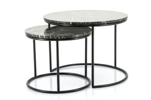 Marble Nesting Coffee Tables (2) | By-Boo Romeo