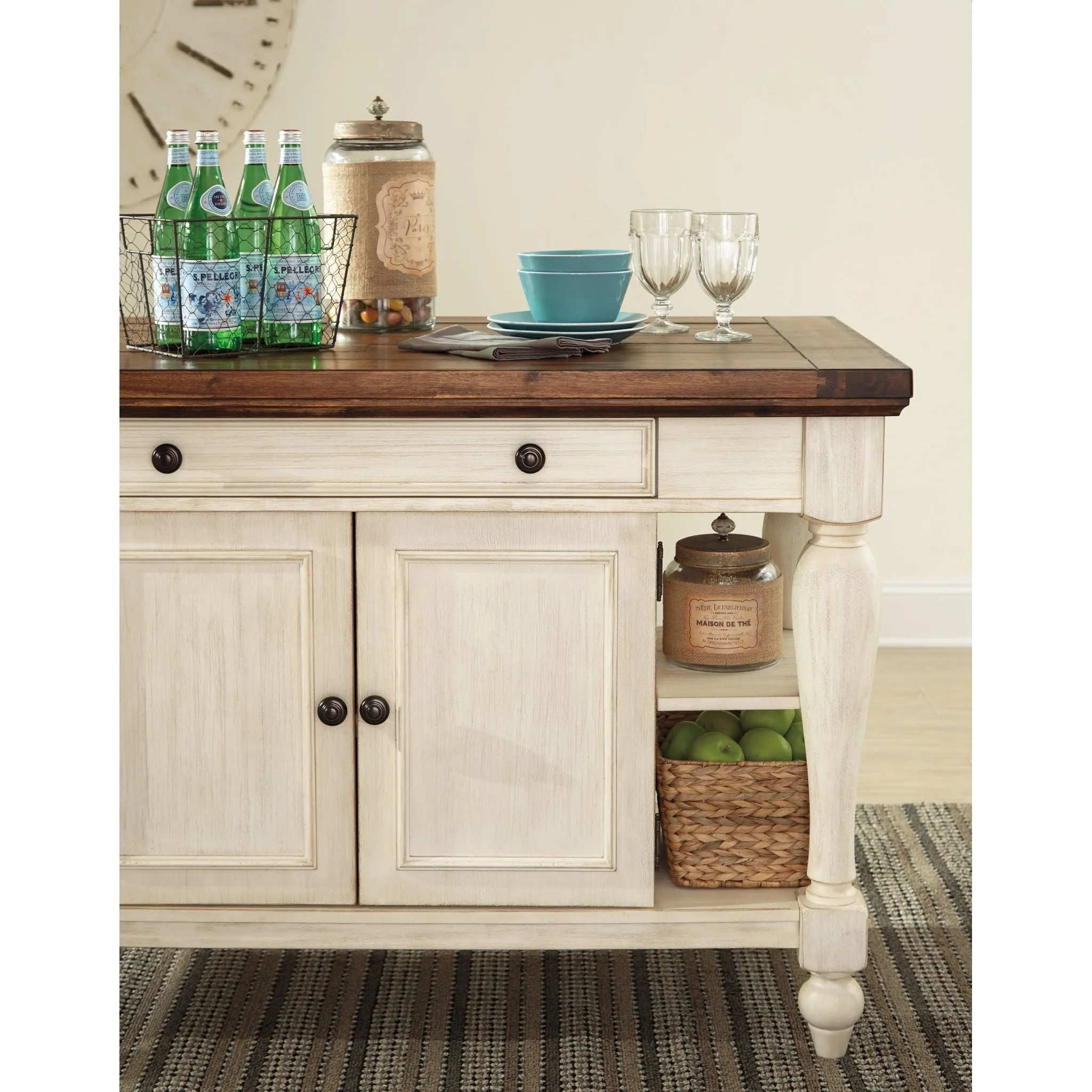 Marsilona-Exclusive 3 Piece Kitchen Island Set