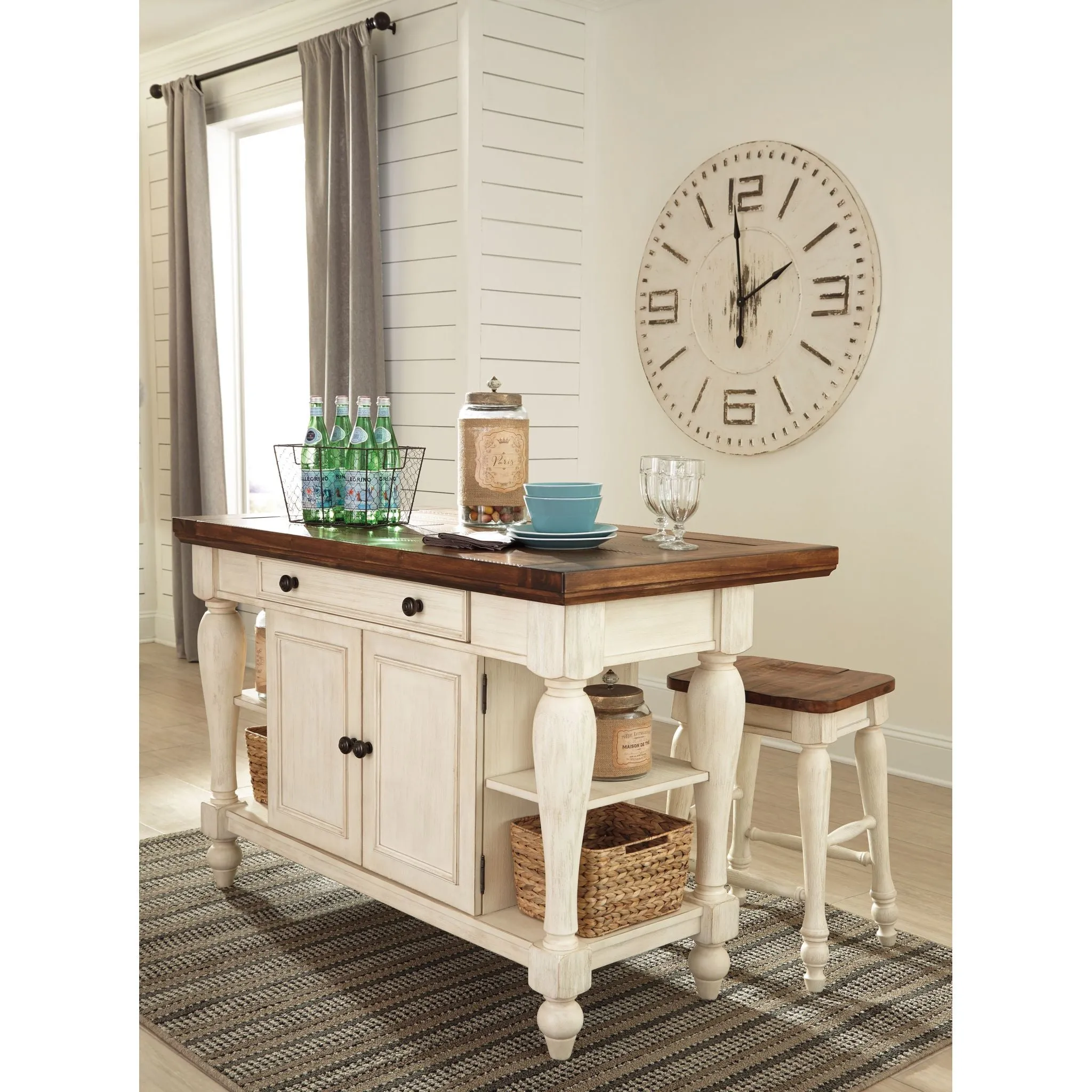 Marsilona-Exclusive 3 Piece Kitchen Island Set