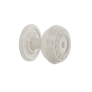 Meadows Brass 1 3/8" Cabinet Knob with Classic Rose in Satin Nickel