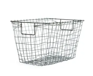 Durable Medium Mesh Wire Storage Basket for Home Organization