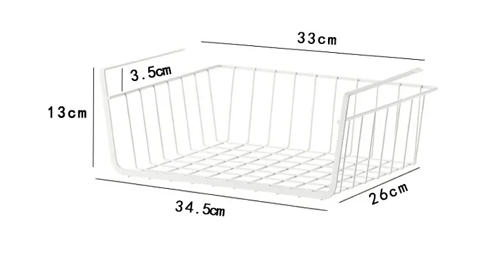 Metal Wrought Iron Home Storage Organizing Basket