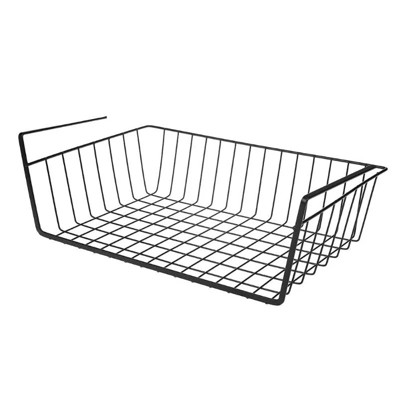 Metal Wrought Iron Home Storage Organizing Basket