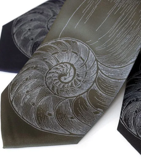 Nautilus Shell Necktie