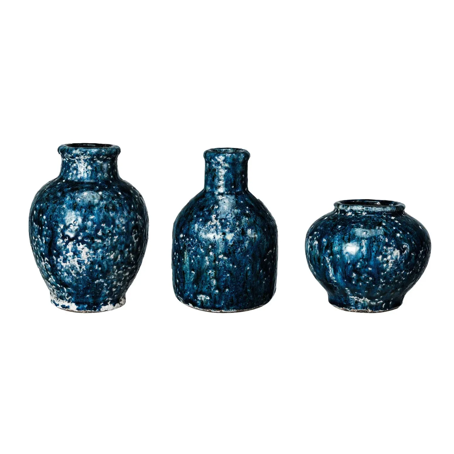 Navy Terracotta Vase Collection