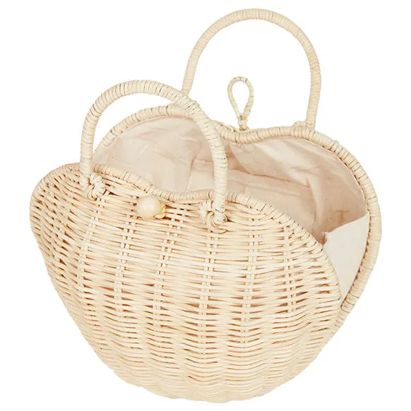 Olli Ella Luvya Rattan Bag - Straw