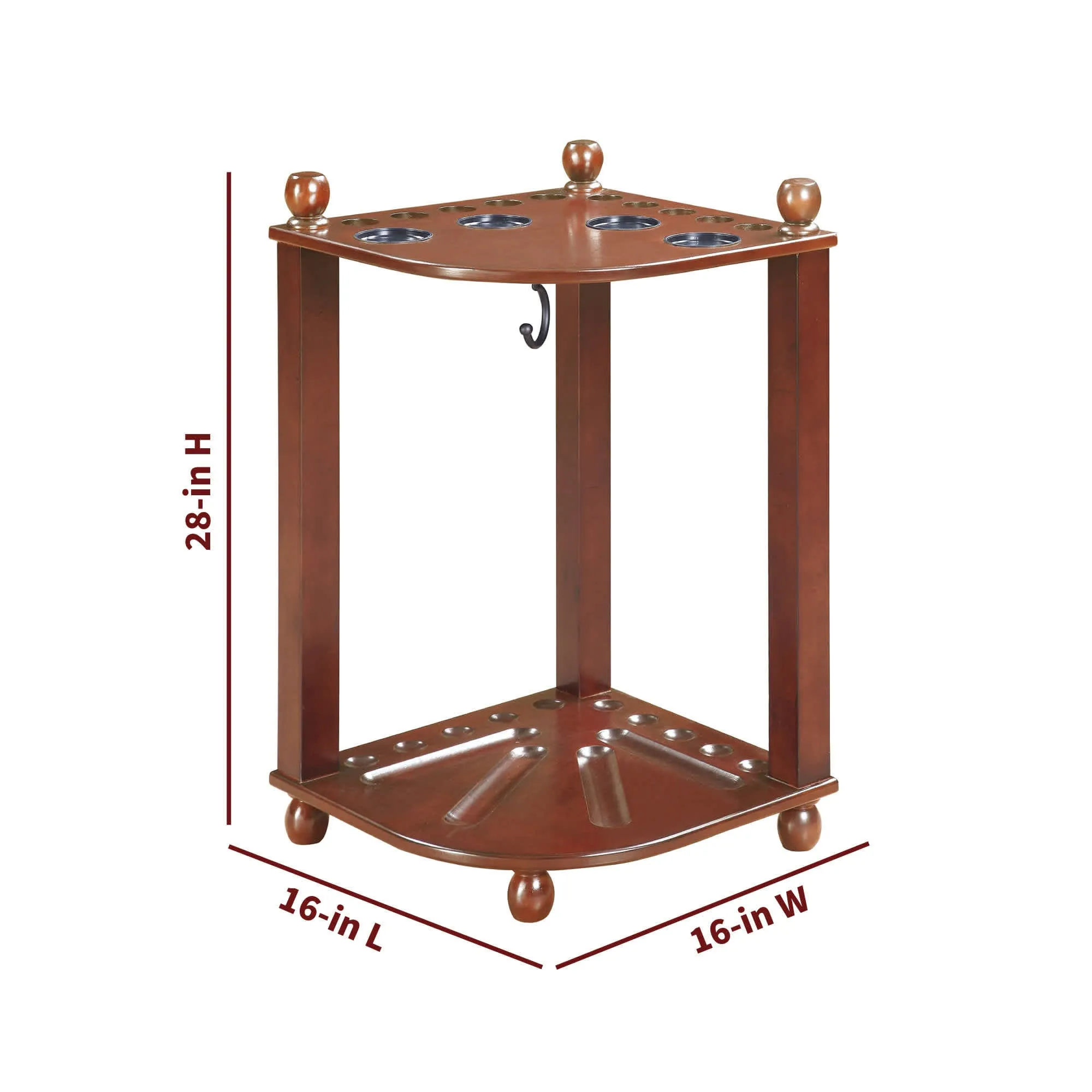 Regent 28-in Corner Floor Billiard Cue Rack