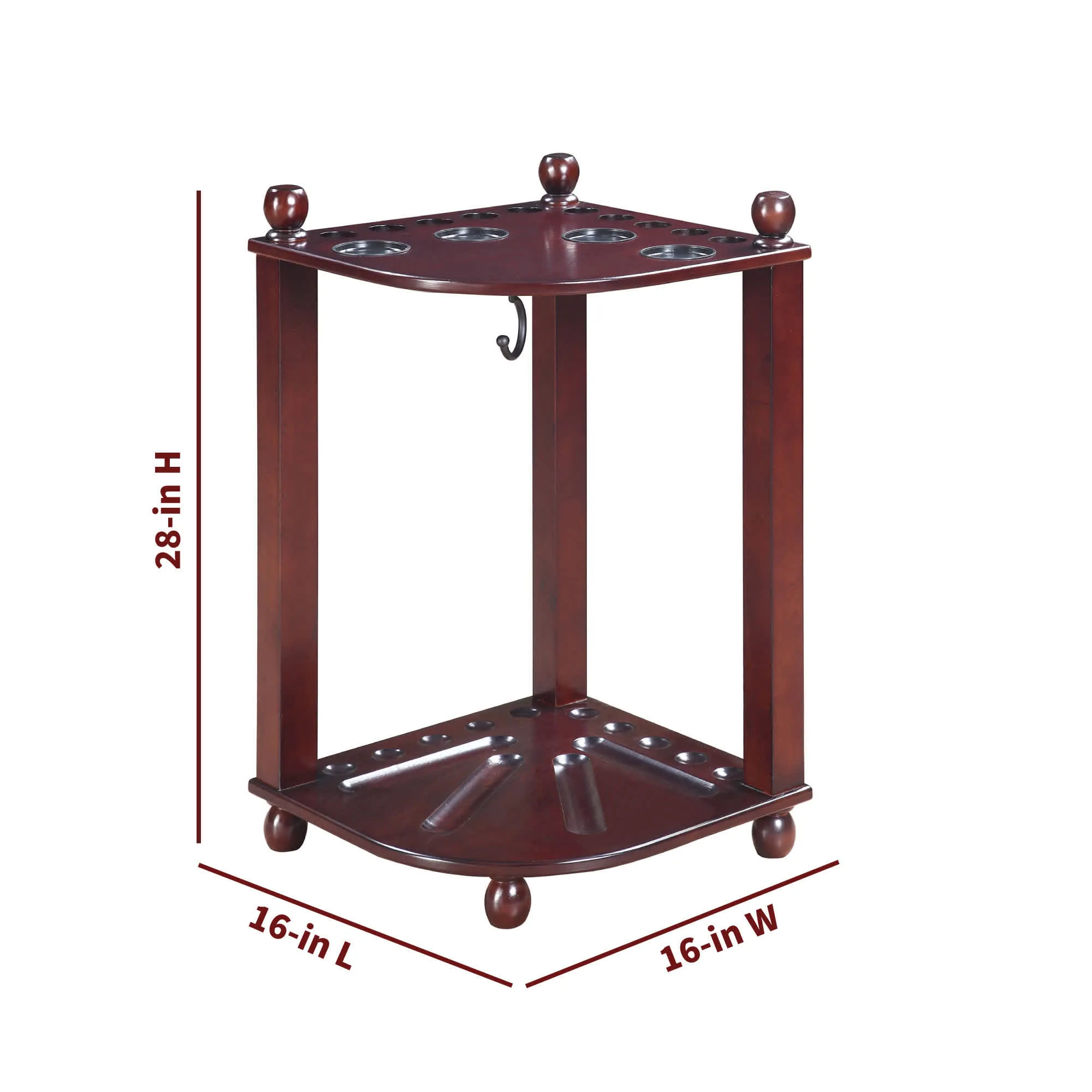 Regent 28-in Corner Floor Billiard Cue Rack