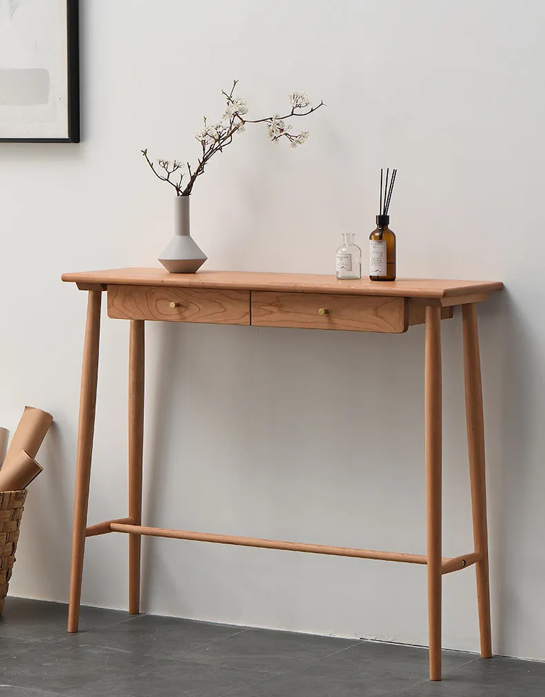 Sonya Solid Wood Console Table with Drawers