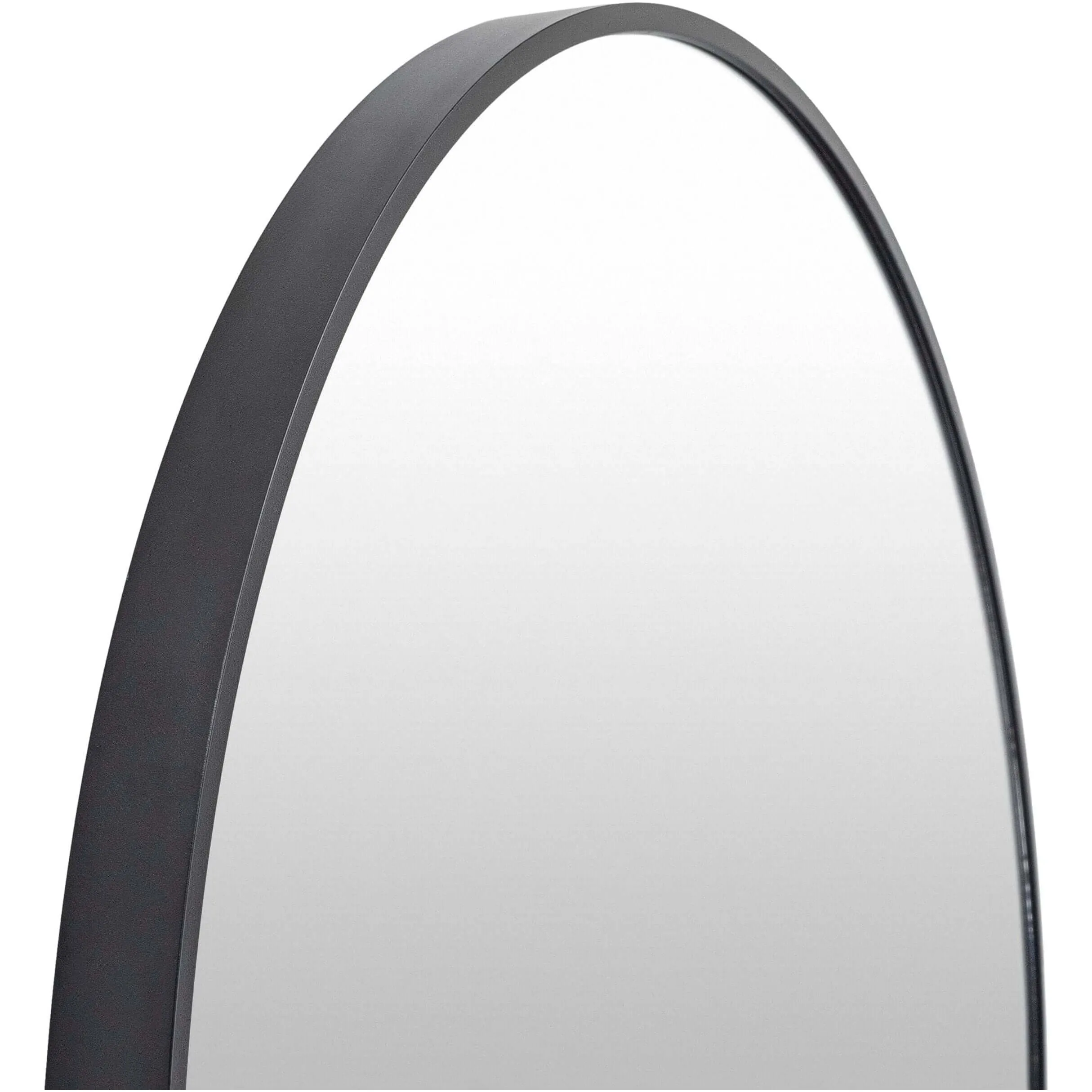 SURYA - Aranya Matte Black Aluminum Frame Arched Mirror