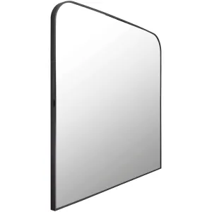 SURYA - Aranya Matte Black Wall Mirror 36W x 35H - RAY007-3635