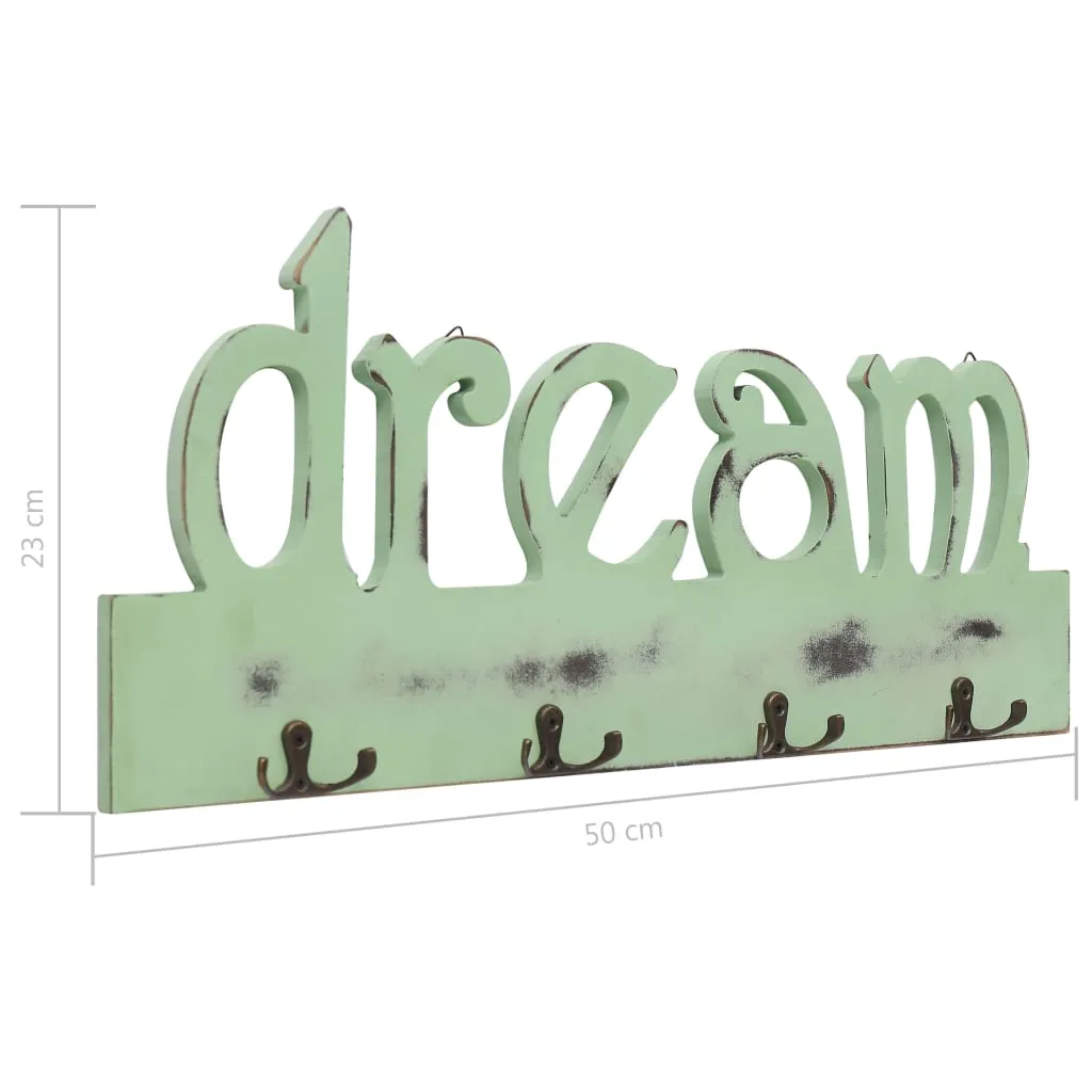 Wall Mounted Coat Rack DREAM 50x23 cm