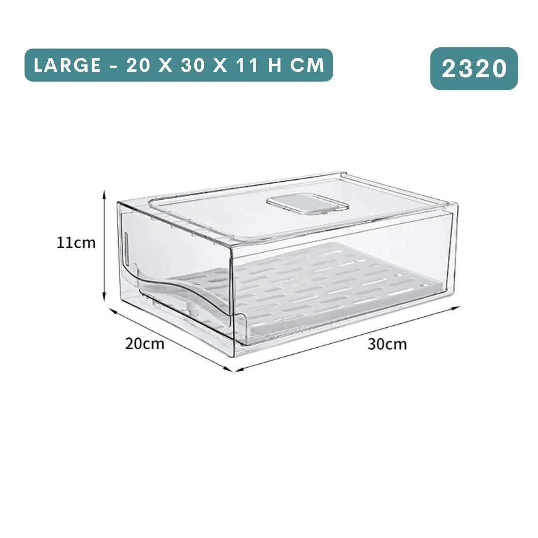 Wave Fridge Storage Deep Drawer 30cm