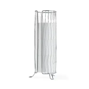 Wave Toilet Roll Holder Chrome