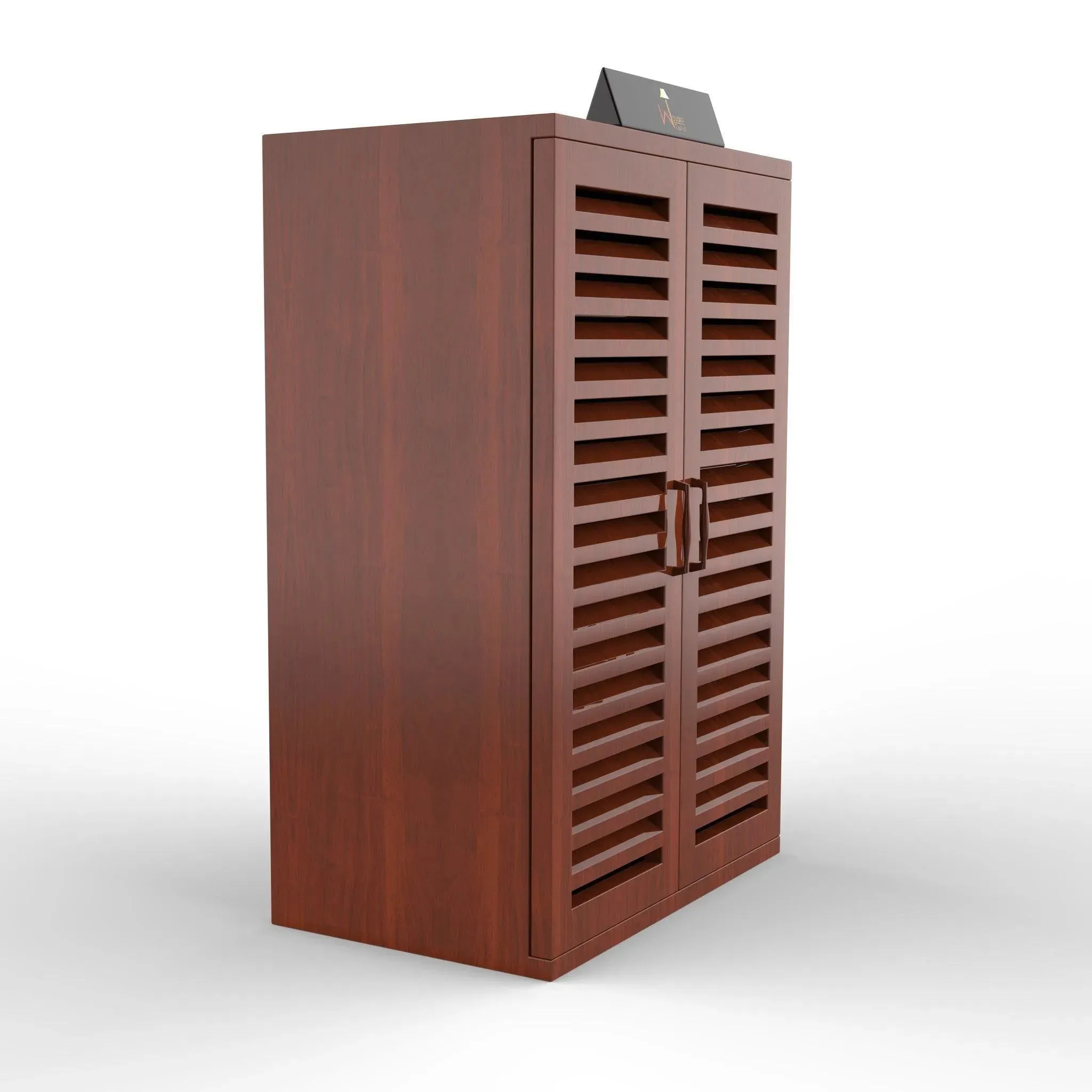 Wooden Shoe Rack Cabinet In Teak Wood